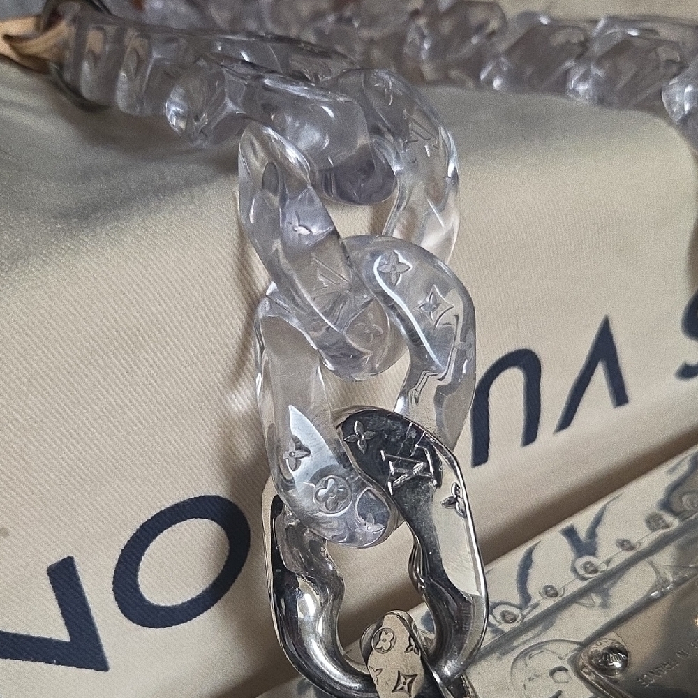 Louis Vuitton Silver and Tan Travel Bag - Picture 10 of 15